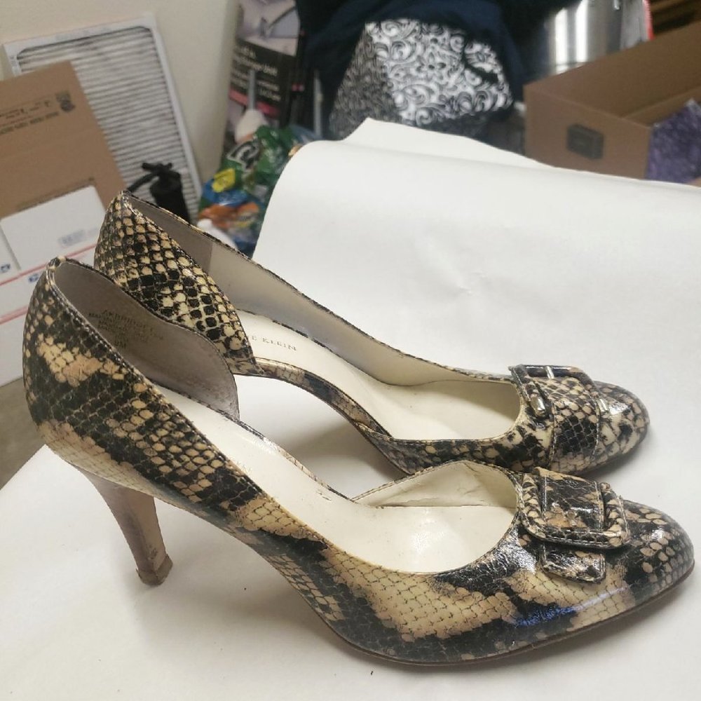 Anne Klein Snake Pumps